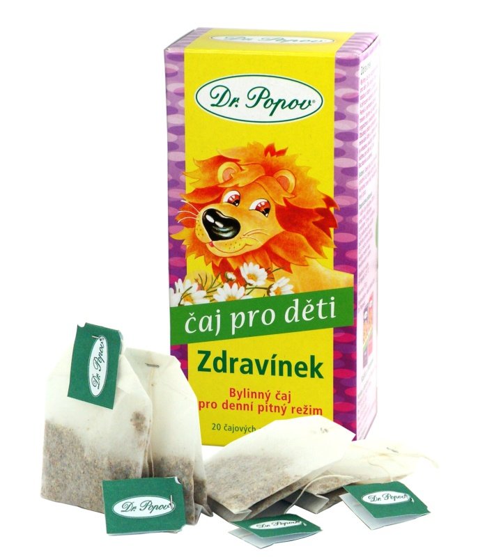 Zdravínek, dětský bylinný čaj, 30 g Dr. Popov