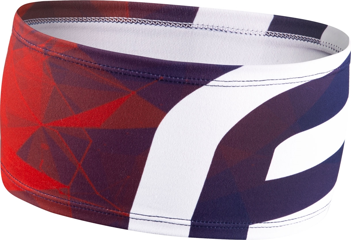 čelenka FORCE FIT sport zúžená, mod-červ UNI