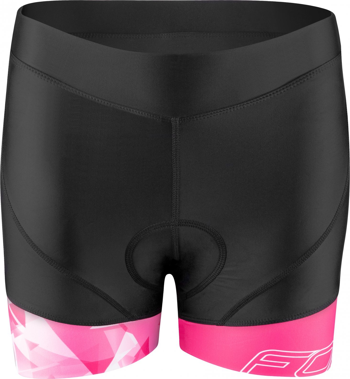 FORCE kraťasy F MINI LADY do pasu s vl, černo-růžové Velikost: L
