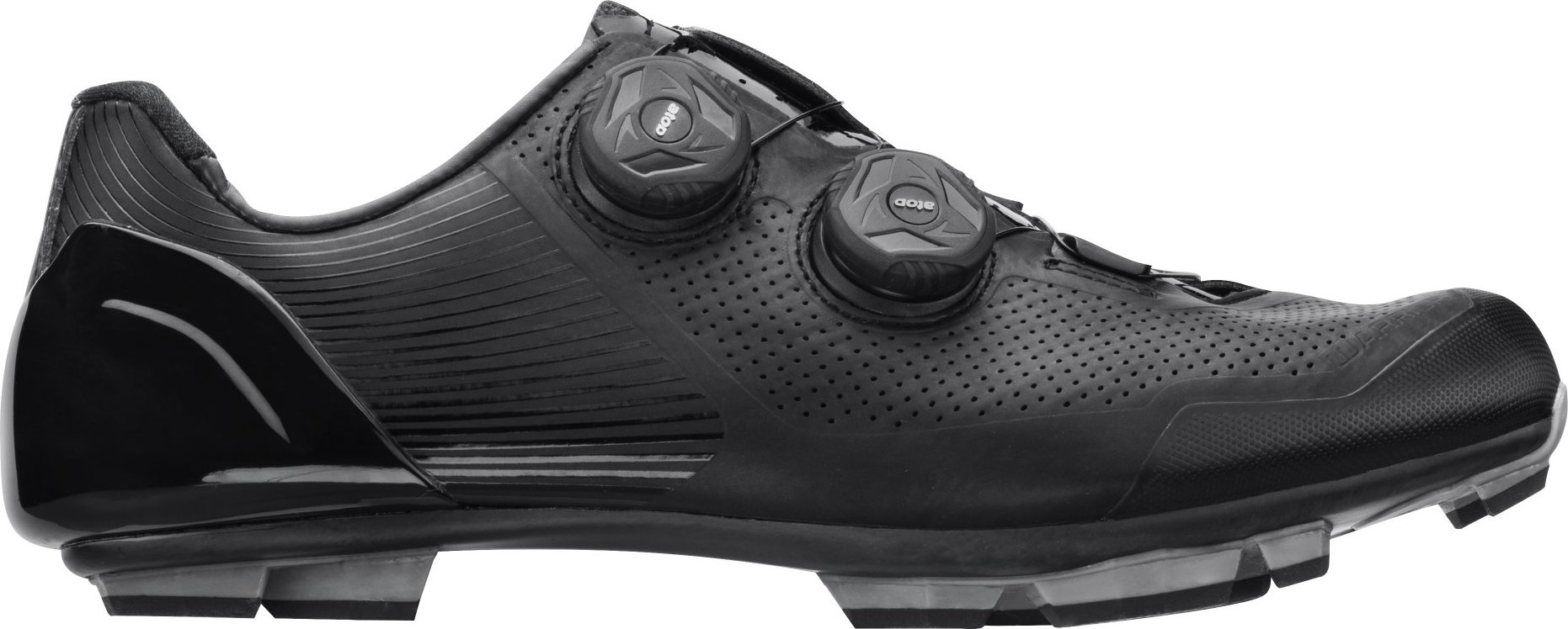 tretry FORCE MTB WARRIOR CARBON, černé Velikost: 44