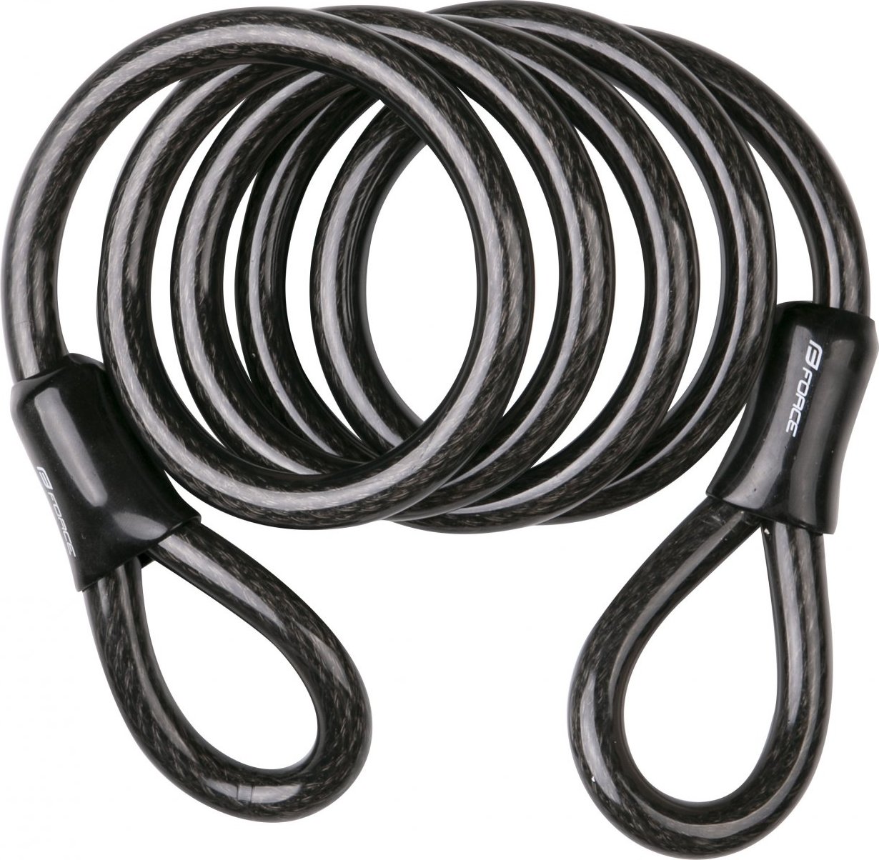zámek-lanko FORCE samostatné , 150cm/12mm, černé