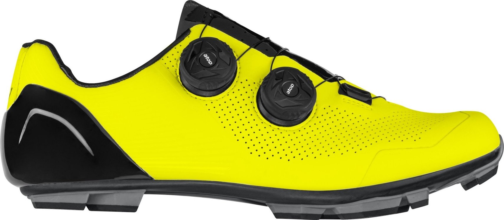 tretry FORCE MTB WARRIOR CARBON, fluo Velikost: 44