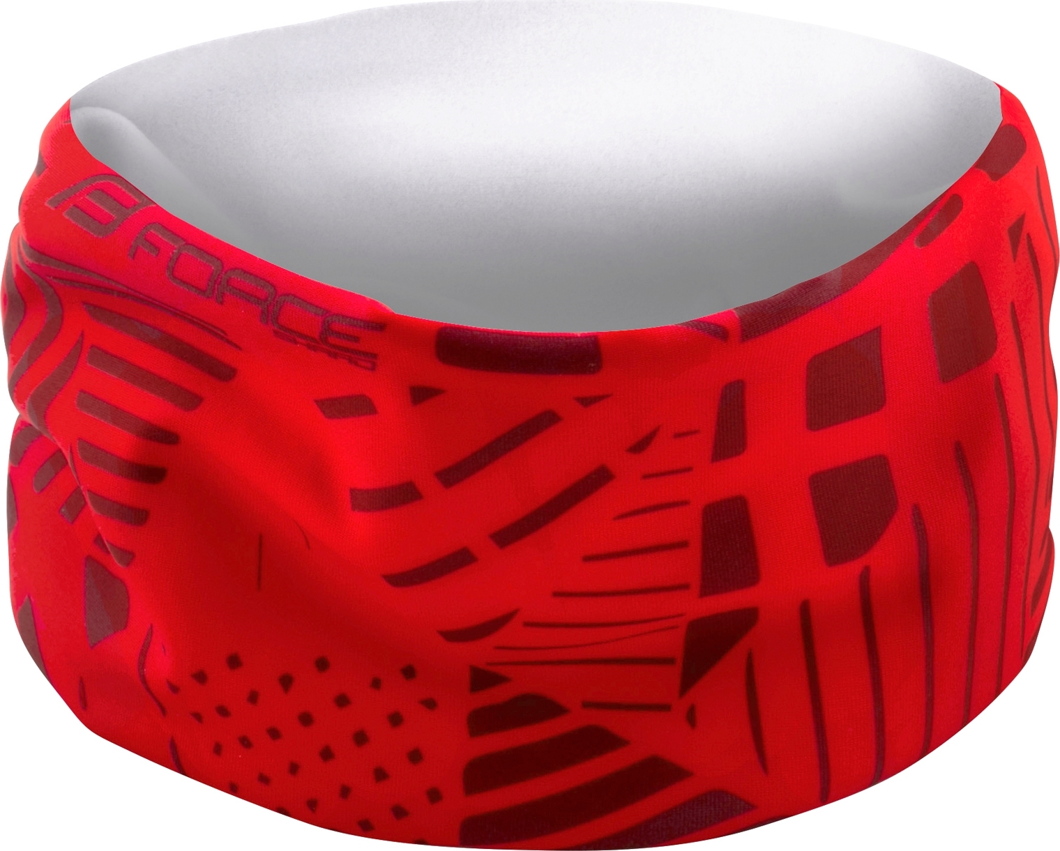 šátek FORCE SHARD jaro/podzim, červený UNI