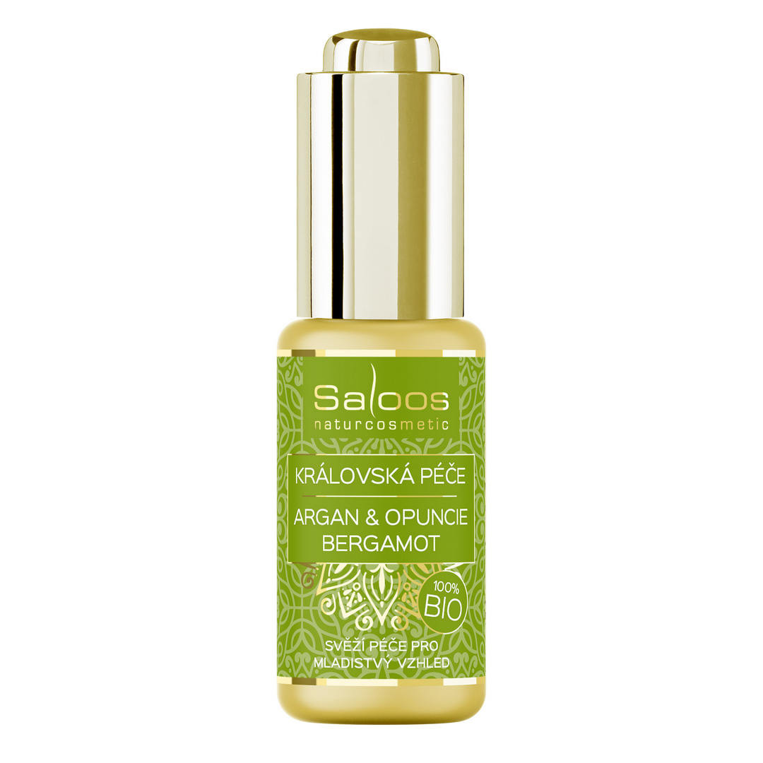 Saloos Argan & Opuncie – Bergamot 100% bio 20 ml | Bio královská péče