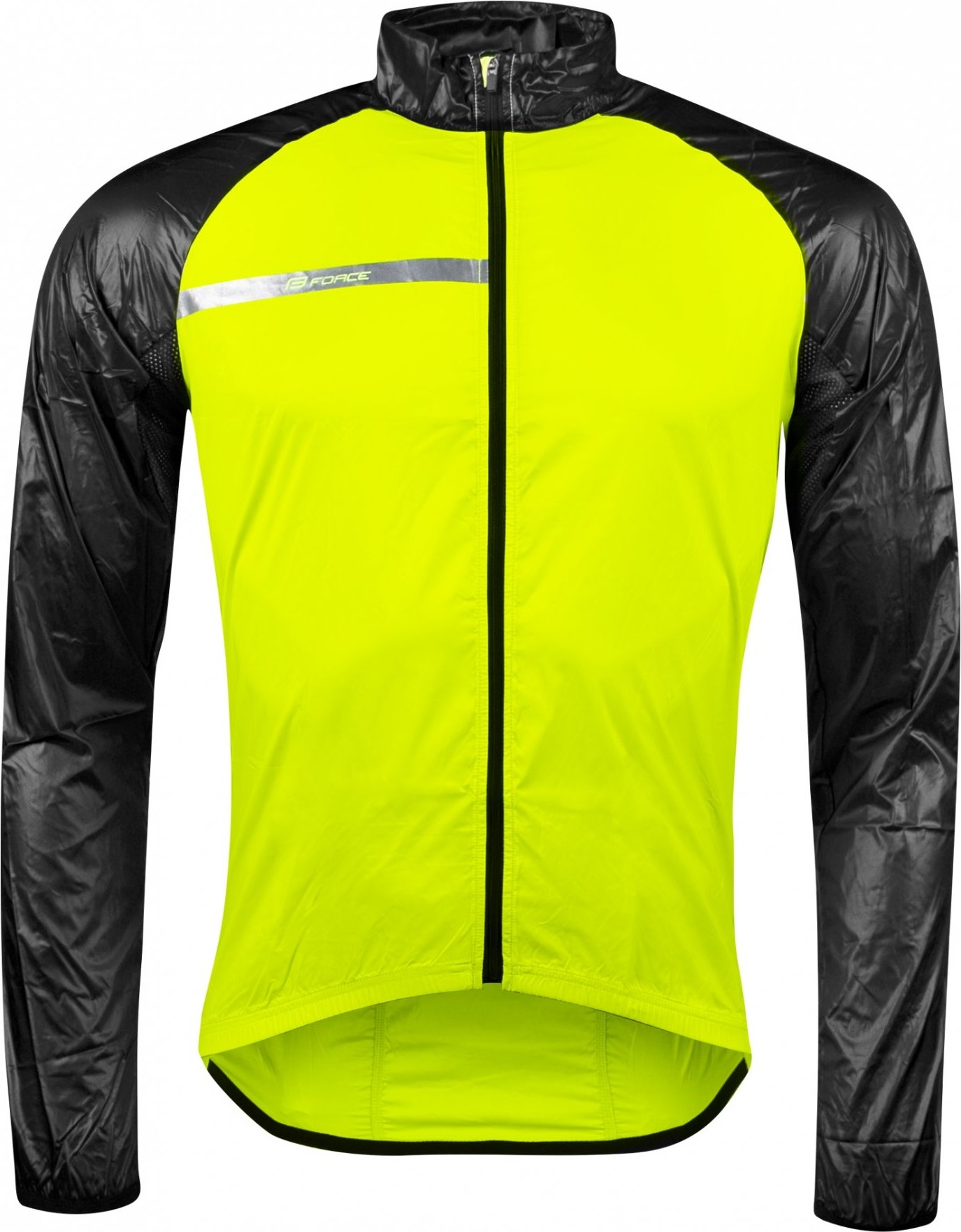 bunda FORCE WINDPRO neprofuk, fluo-černá Velikost: 3XL
