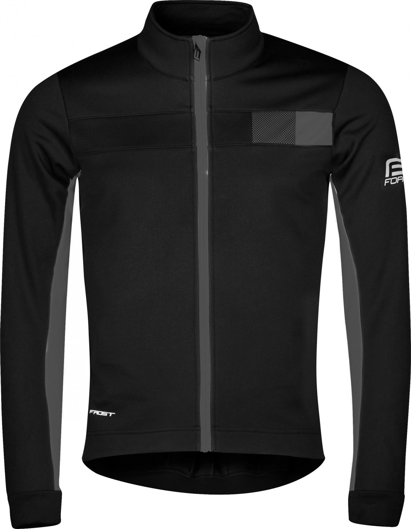 FORCE bunda F FROST softshell zimní, černo-šedá Velikost: XS
