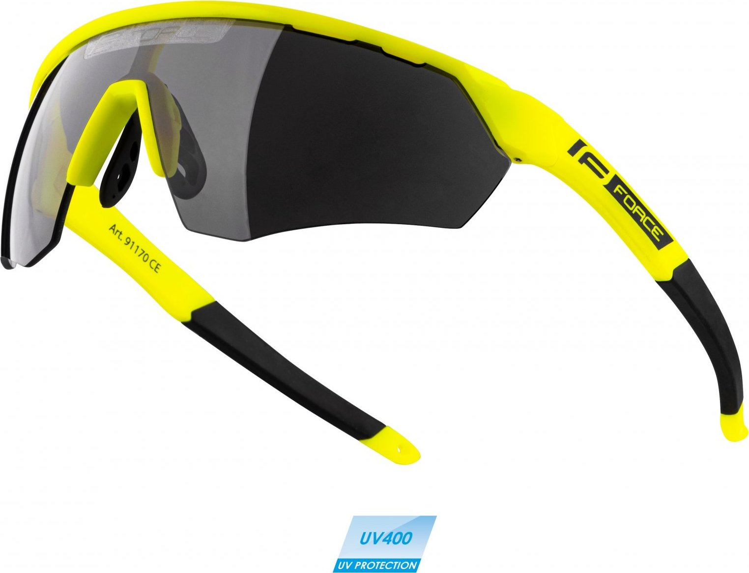 brýle FORCE ENIGMA fluo mat., černé sklo