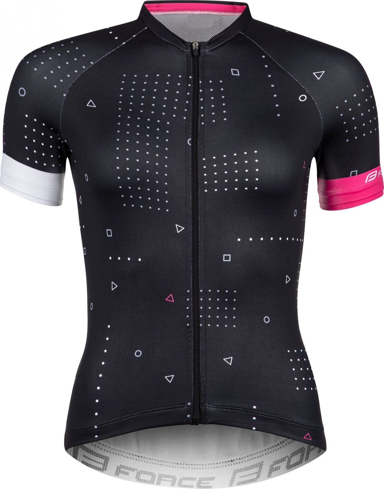 dres FORCE GAME LADY kr. rukáv, černý Velikost: S