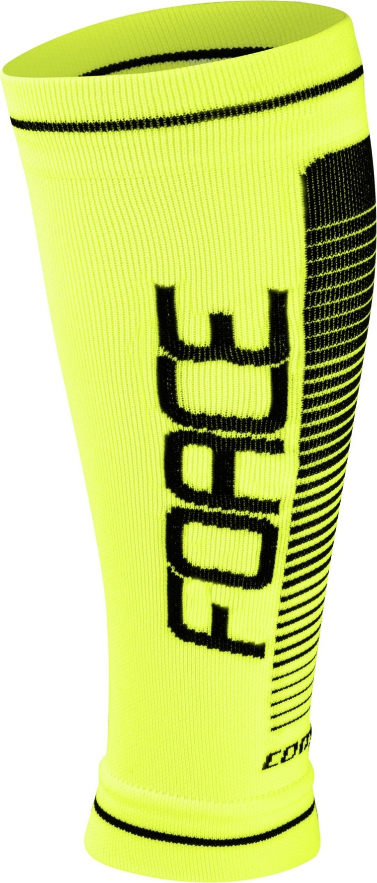 návleky na nohy FORCE COMPRESS, fluo-černé Velikost: S-M