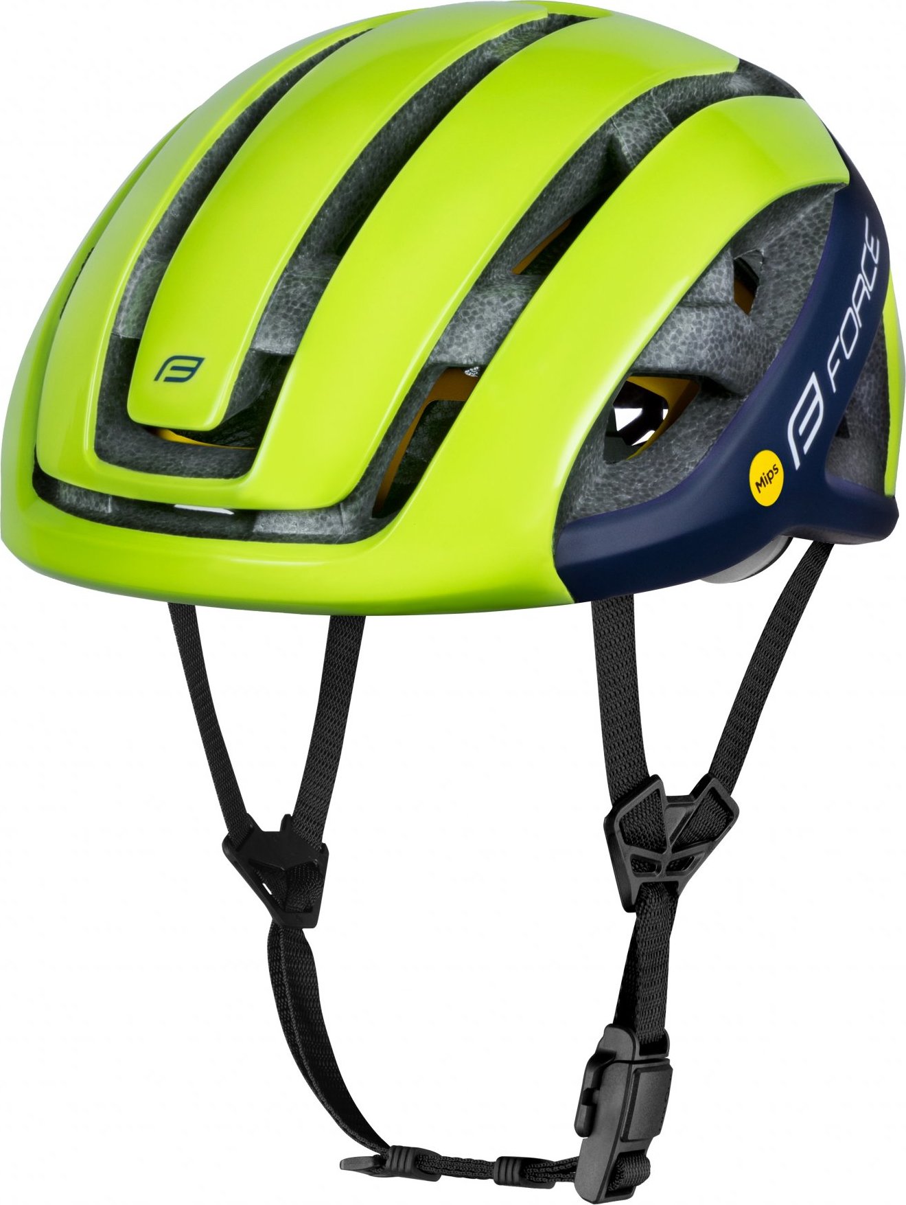přilba FORCE NEO MIPS, fluo-modrá Velikost: fluo-modrá S - M
