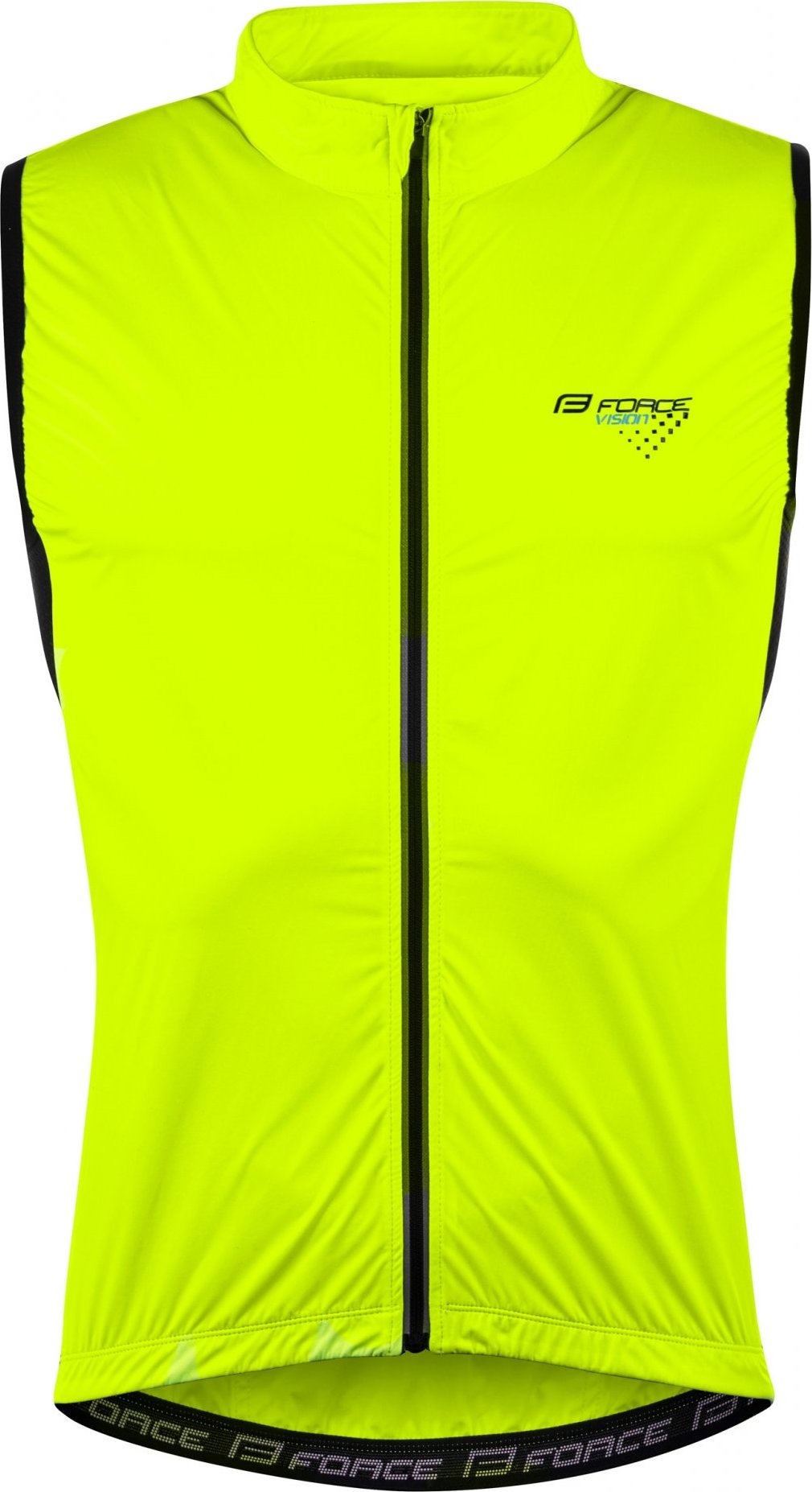 vesta FORCE VISION, plná záda, fluo Velikost: S