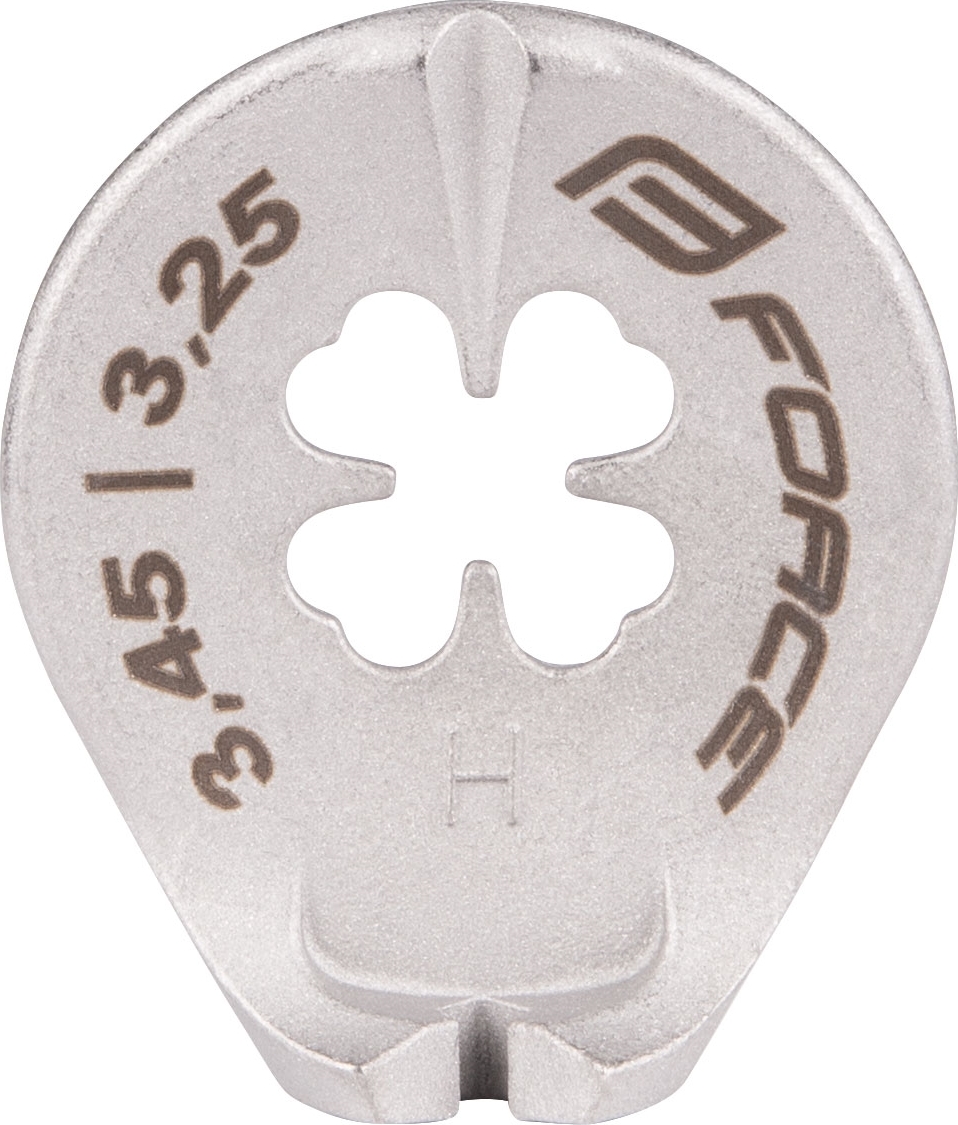 FORCE centrklíč FORCE, nerez, na niple 3,25 a 3,45 mm