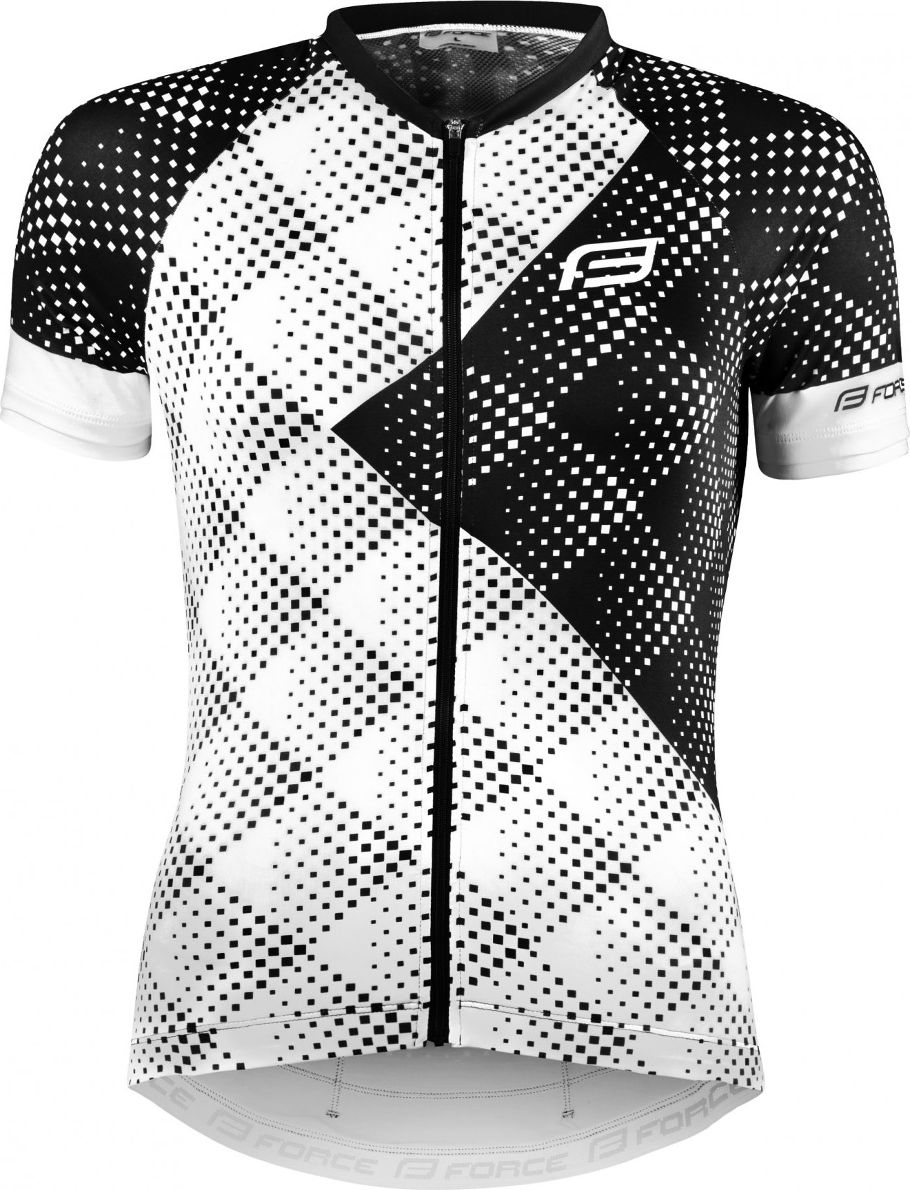 dres FORCE VISION LADY kr. rukáv, bílý Velikost: M