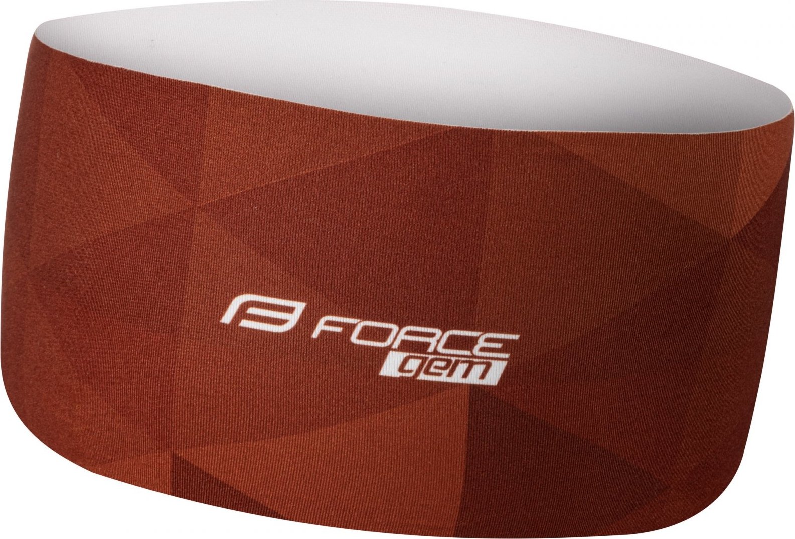 čelenka FORCE GEM sport nezúžená, cihlová UNI