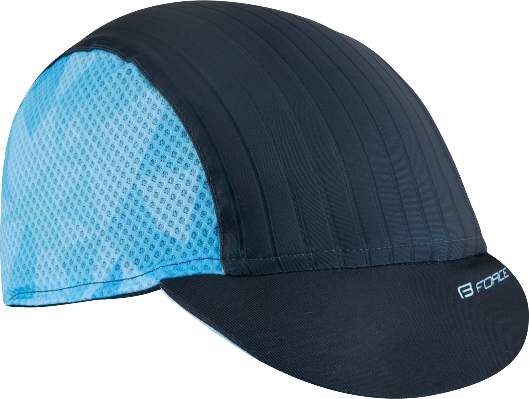 čepička s kšiltem FORCE CORE letní,černo-modrá Velikost: letní,črn-modrá L-XL