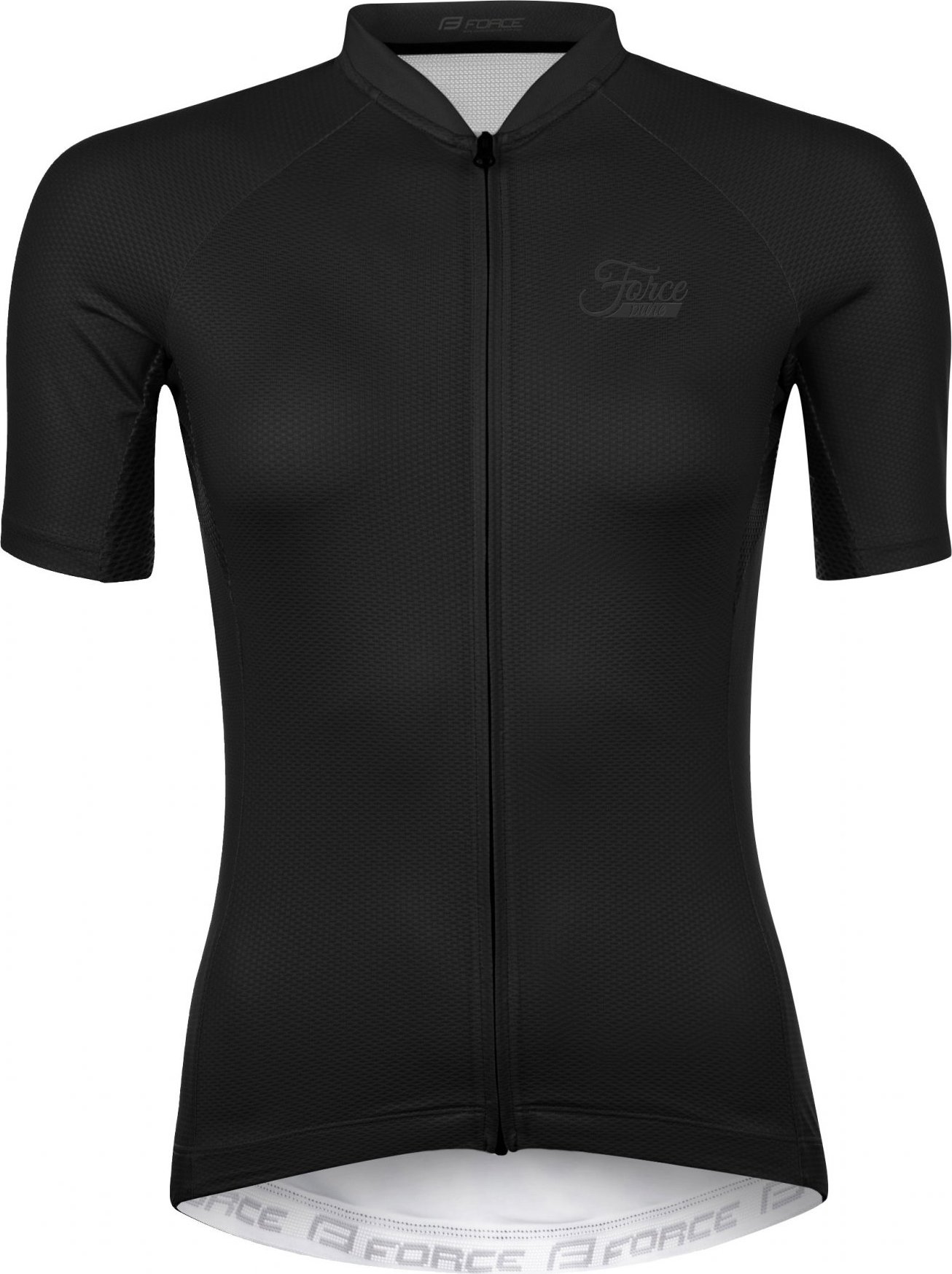 dres FORCE PURE LADY kr. rukáv, černý Velikost: M