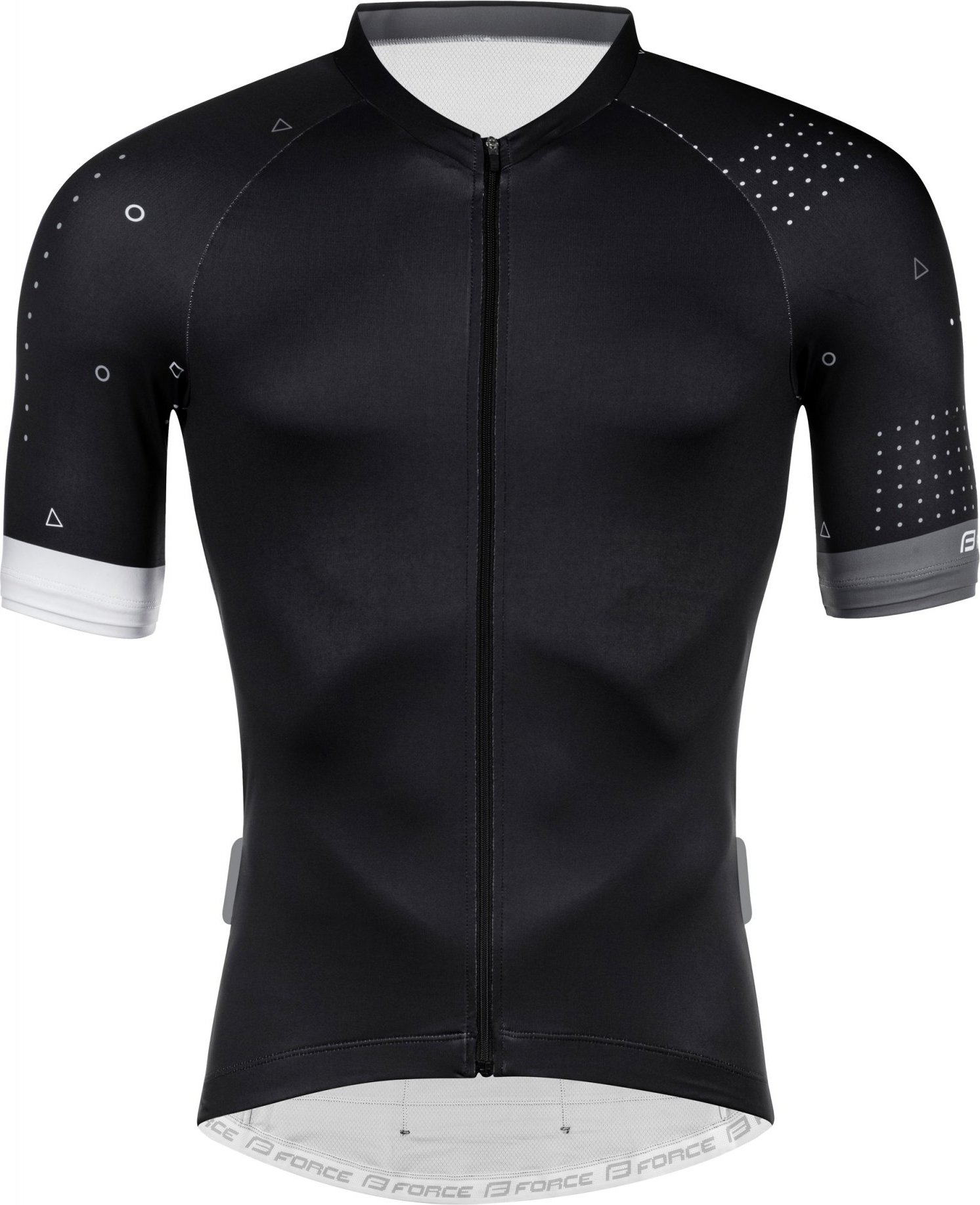 dres FORCE GAME krátký rukáv, černý Velikost: M