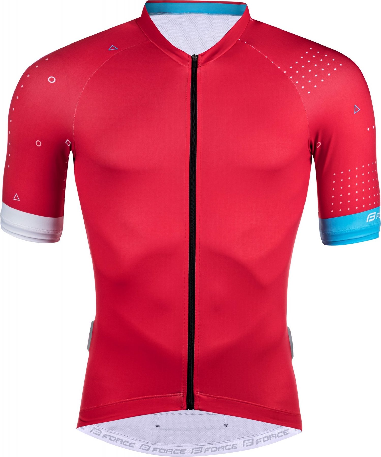 dres FORCE GAME krátký rukáv, červený Velikost: L