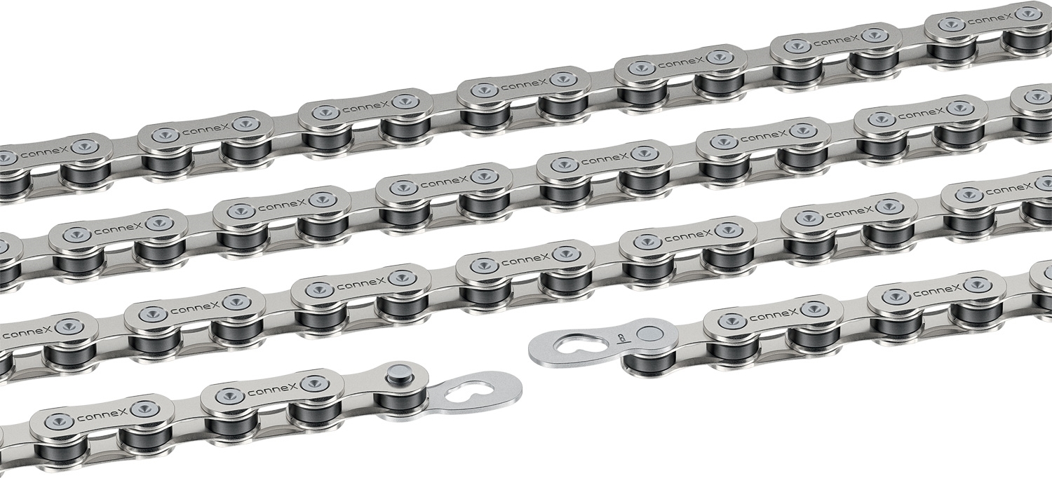 řetěz CONNEX 808 pro 8-kolo, stříbrný