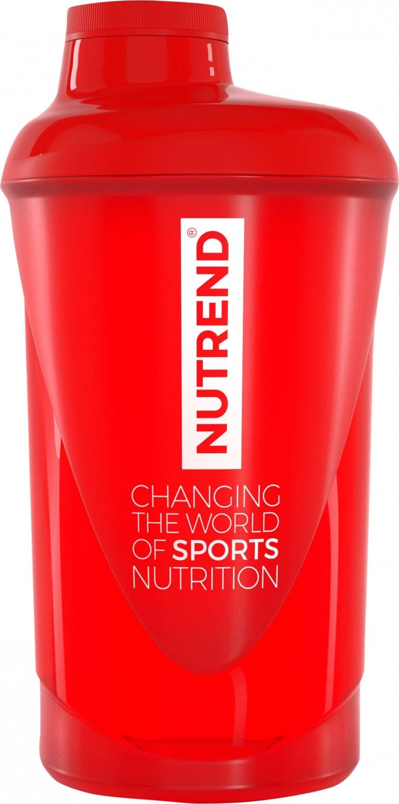 láhev-šejkr NUTREND 0,6 l, červený