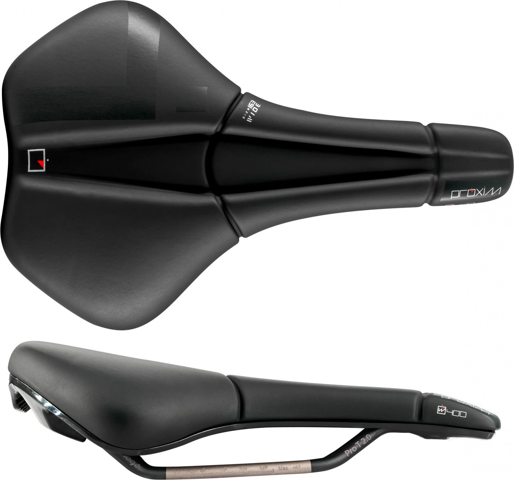 sedlo PROLOGO PROXIM W400 T2.0 WIDER 165 S černé