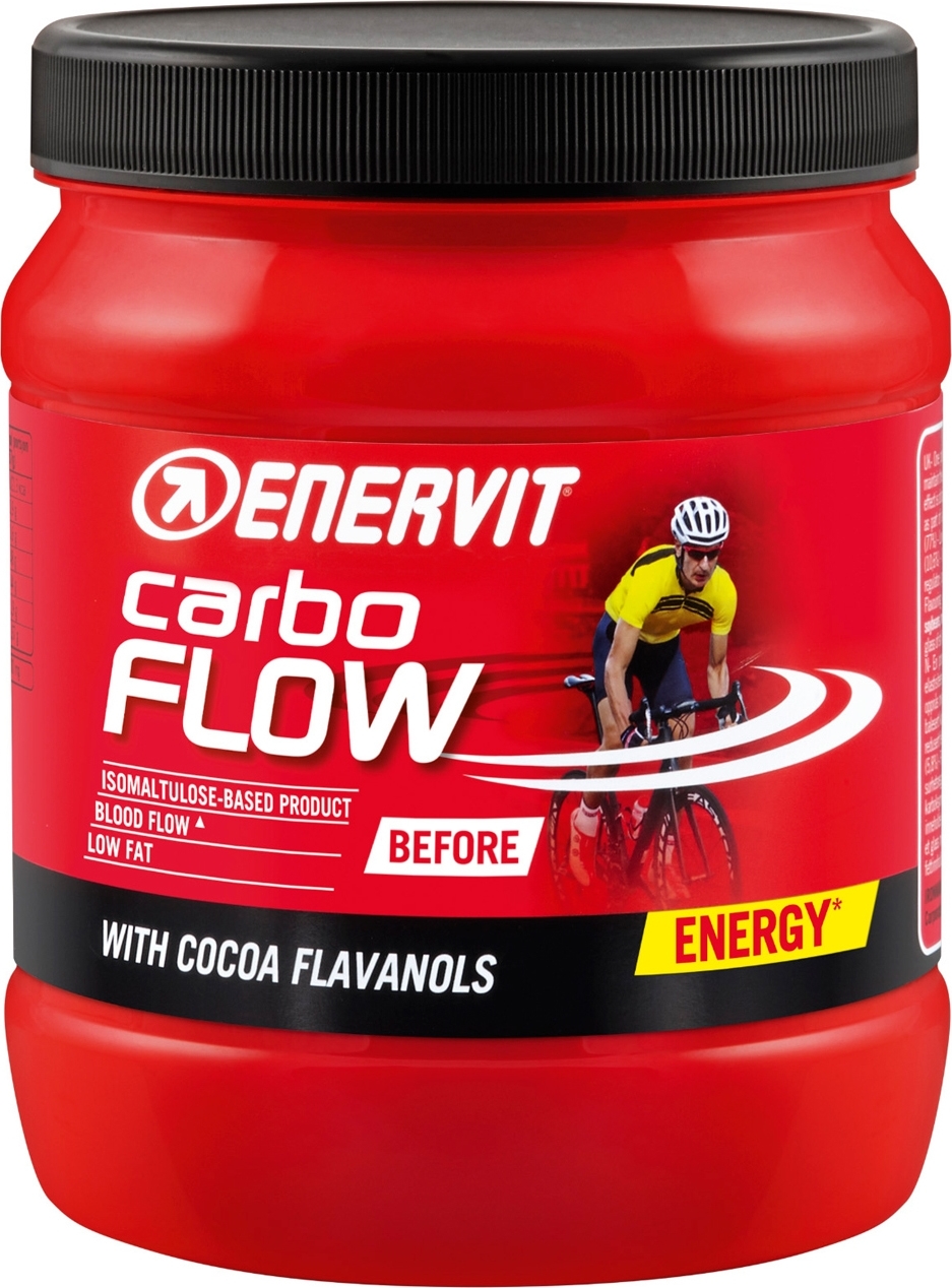 ENERVIT Carbo Flow, dóza, 400 g kakao