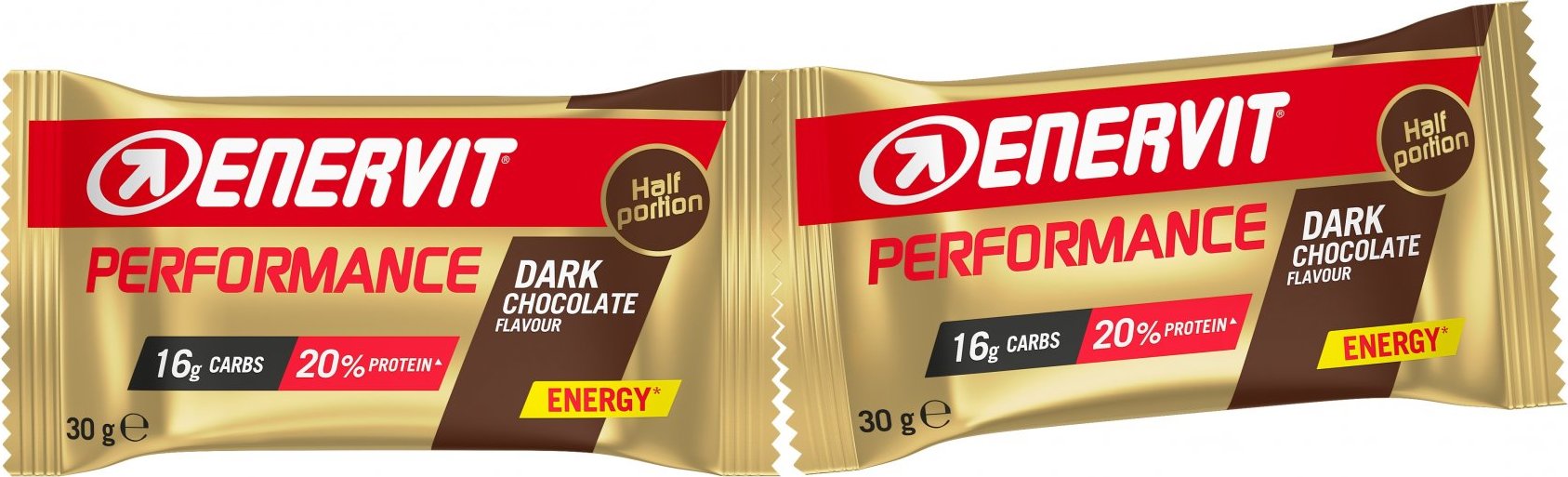ENERVIT Performance Bar, tyčinka, 2x 30 g tmavá čokoláda