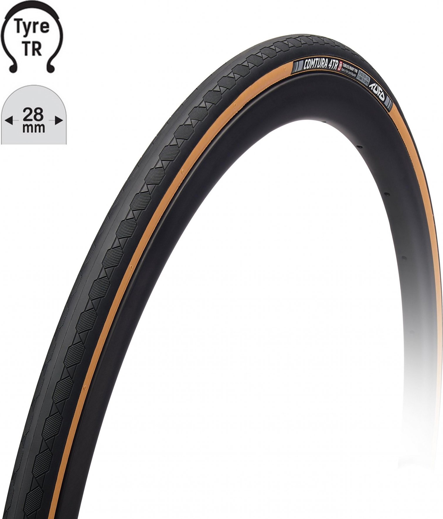 plášť TUFO Comtura 4TR28, 700x28C,kevlar,bezduš.,b