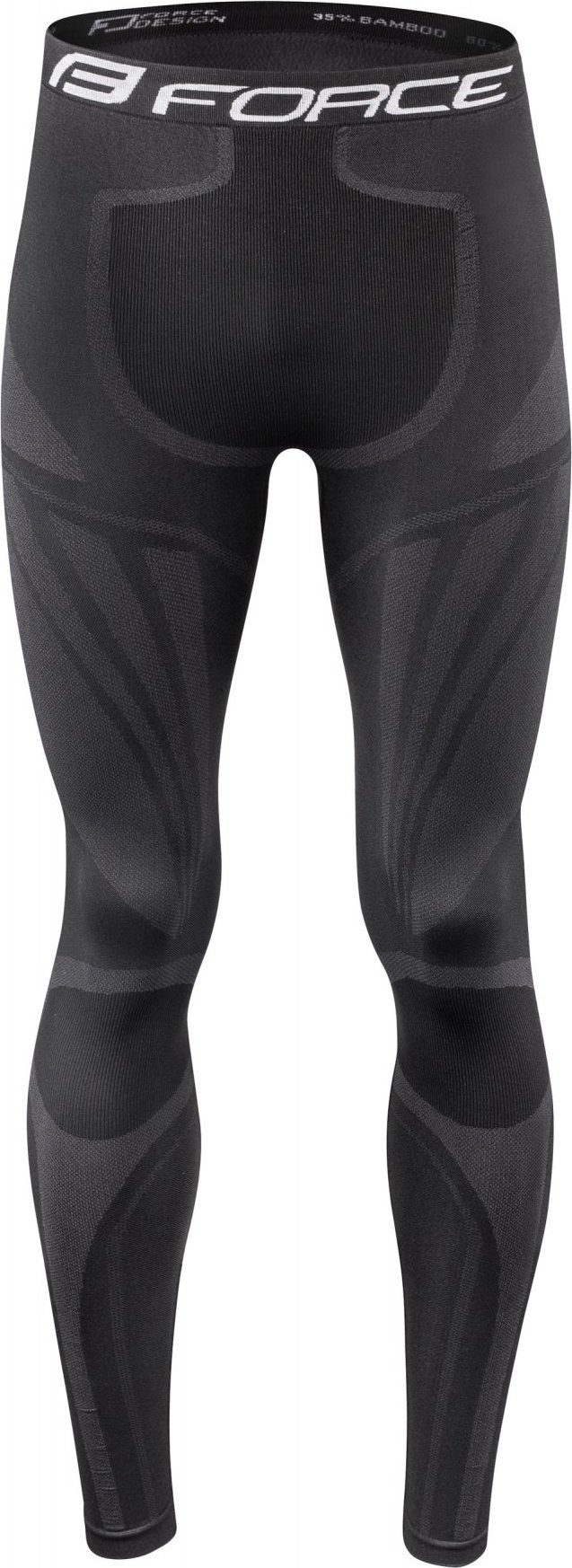 kalhoty funkční FORCE FROST, černé Velikost: XS-S