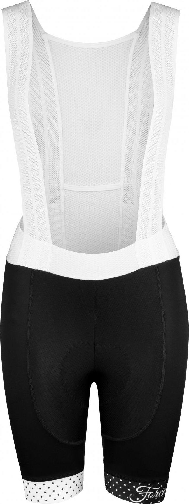 FORCE kraťasy F POINTS LADY se šráky a vl, černo-bílé Velikost: XS