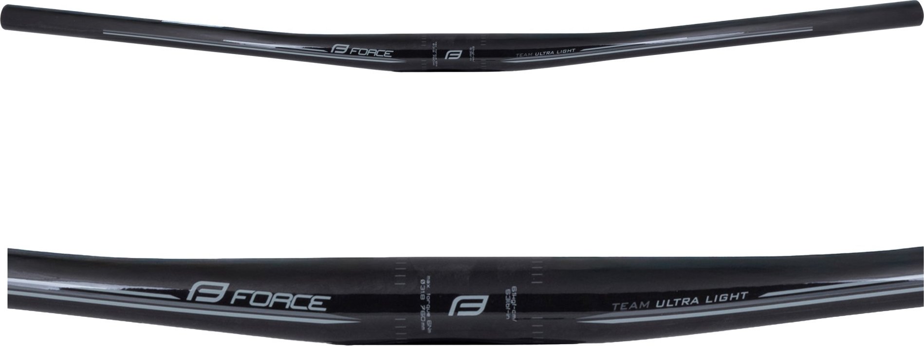 řídítka FORCE TEAM ULTRA LIGHT 31,8/ 760,karbon