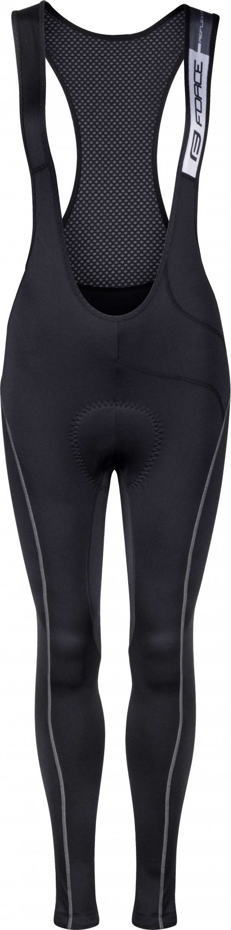 FORCE kalhoty F REFLEX LINE LADY s vložkou, černé Velikost: XS