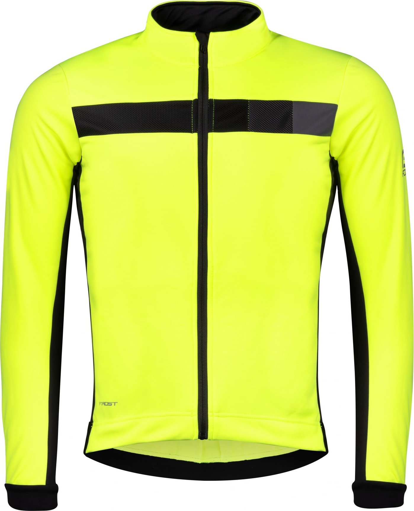 FORCE bunda F FROST softshell zimní, fluo-černá Velikost: L