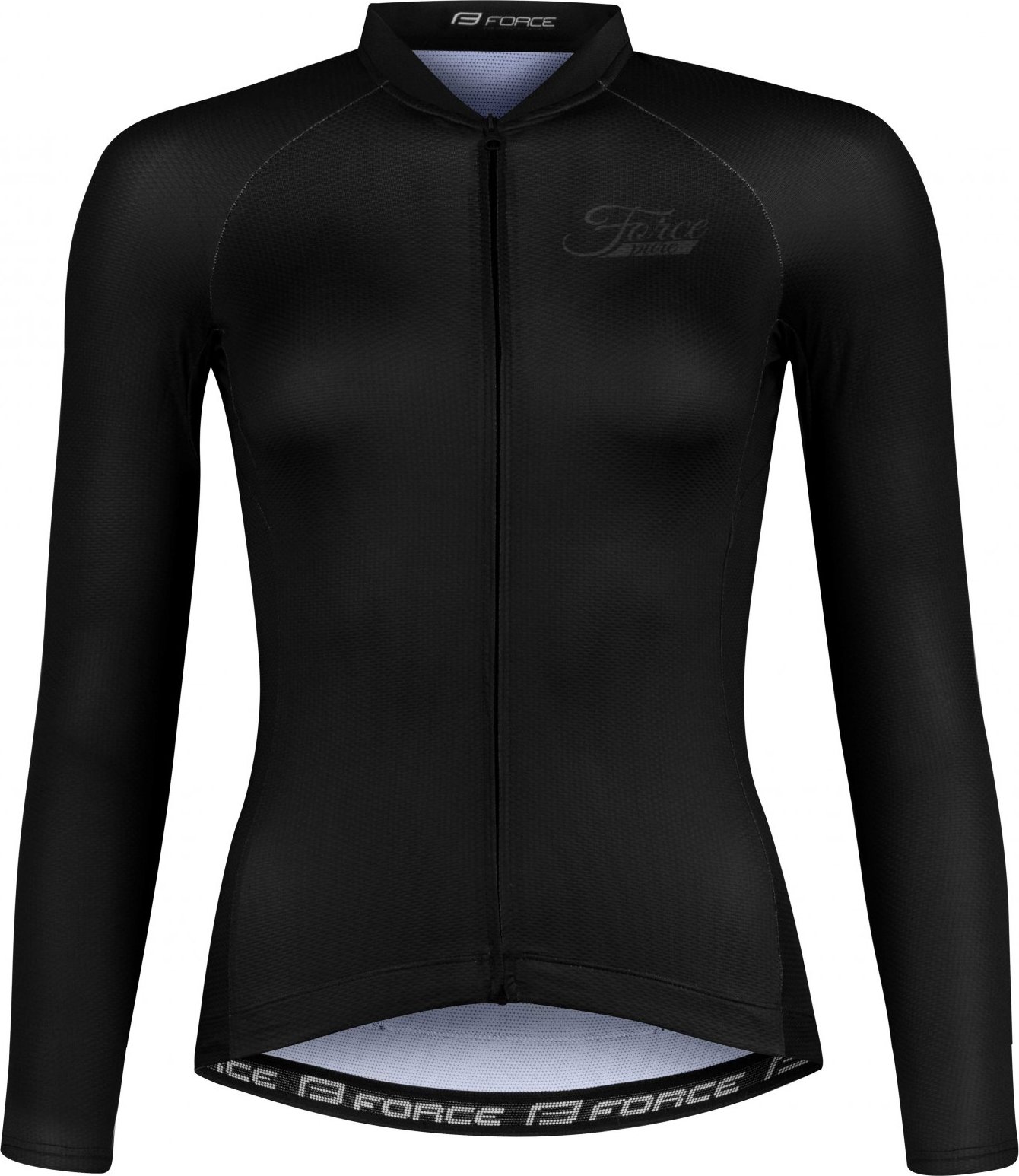 dres FORCE PURE LADY dlouhý rukáv, černý Velikost: S