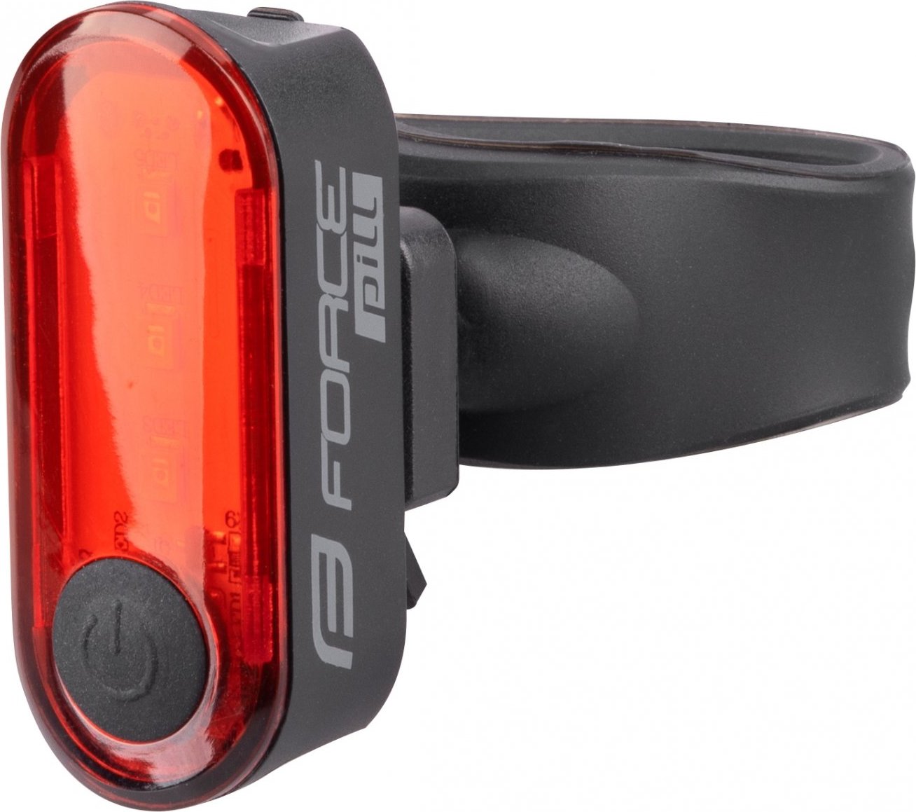 blikačka zadní FORCE PILL 12 LM, 3 x LED, USB