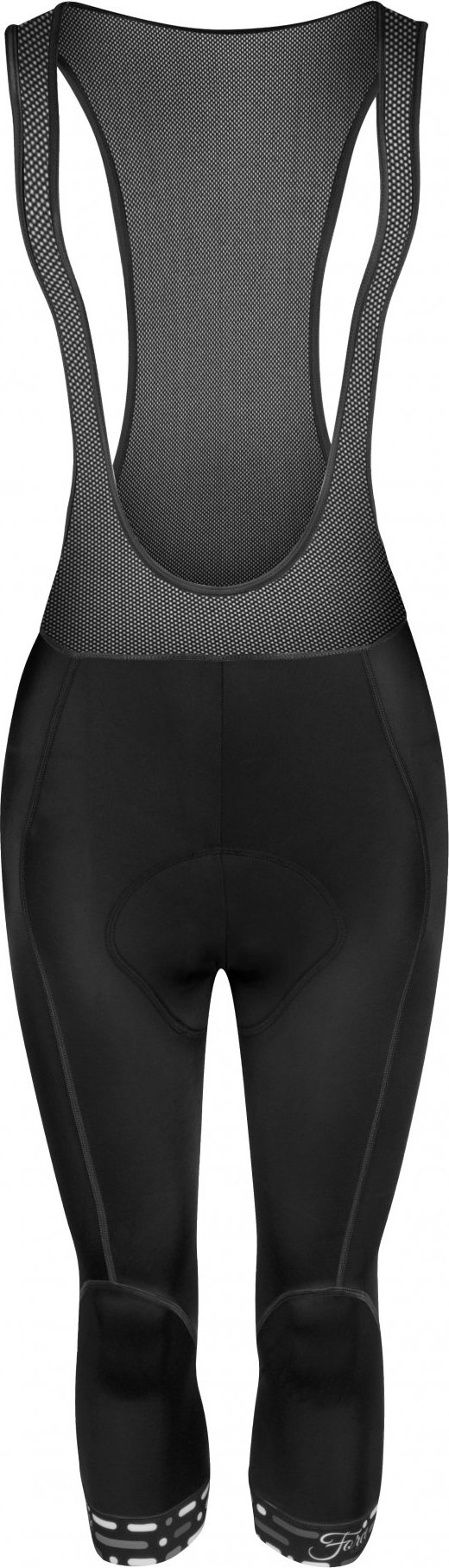 FORCE kalhoty 3/4 F STORY LADY se šráky a vl, černé Velikost: XS