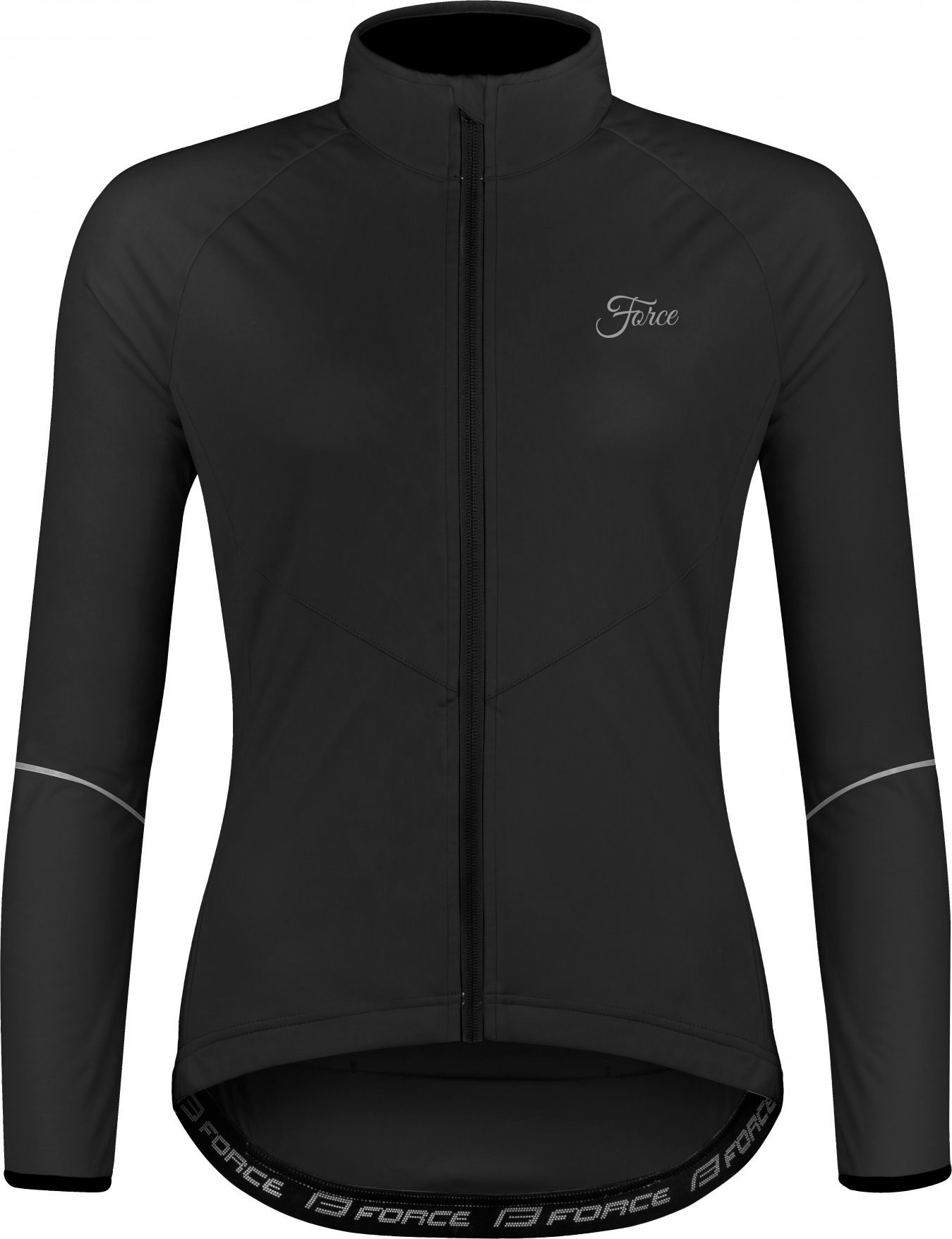 bunda FORCE ARROW LADY softshell, černá Velikost: XXL