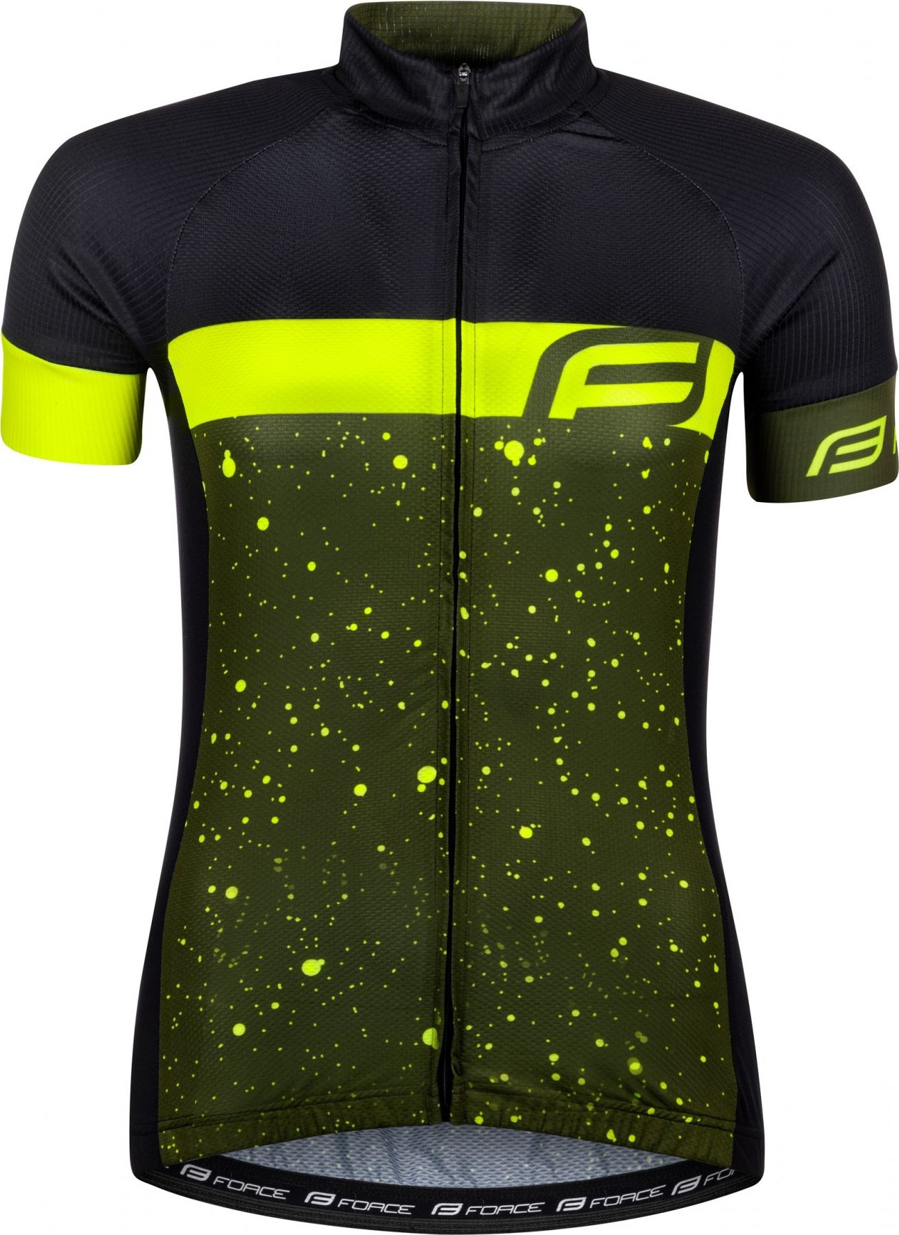 dres FORCE SPRAY LADY kr. rukáv, army-fluo Velikost: M