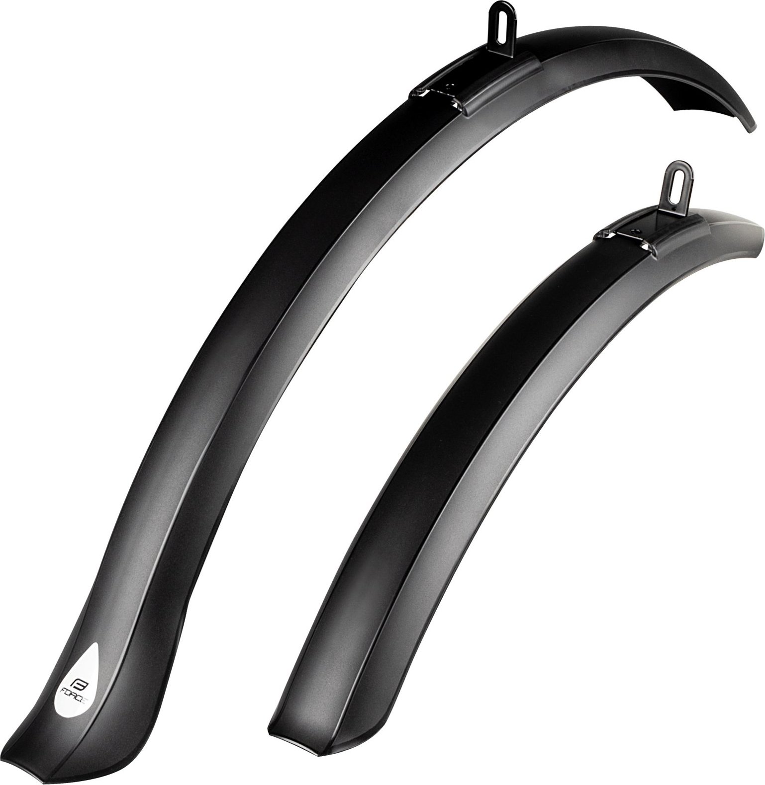 blatníky FORCE VEIL 26 - 28", plast, černé