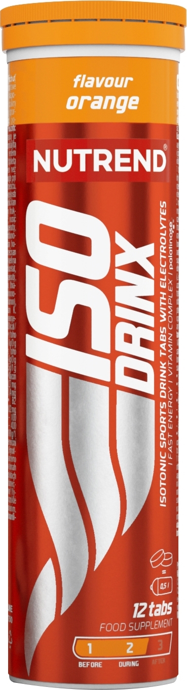 Nutrend Isodrinx Tabs 12 tablet - pomeranč