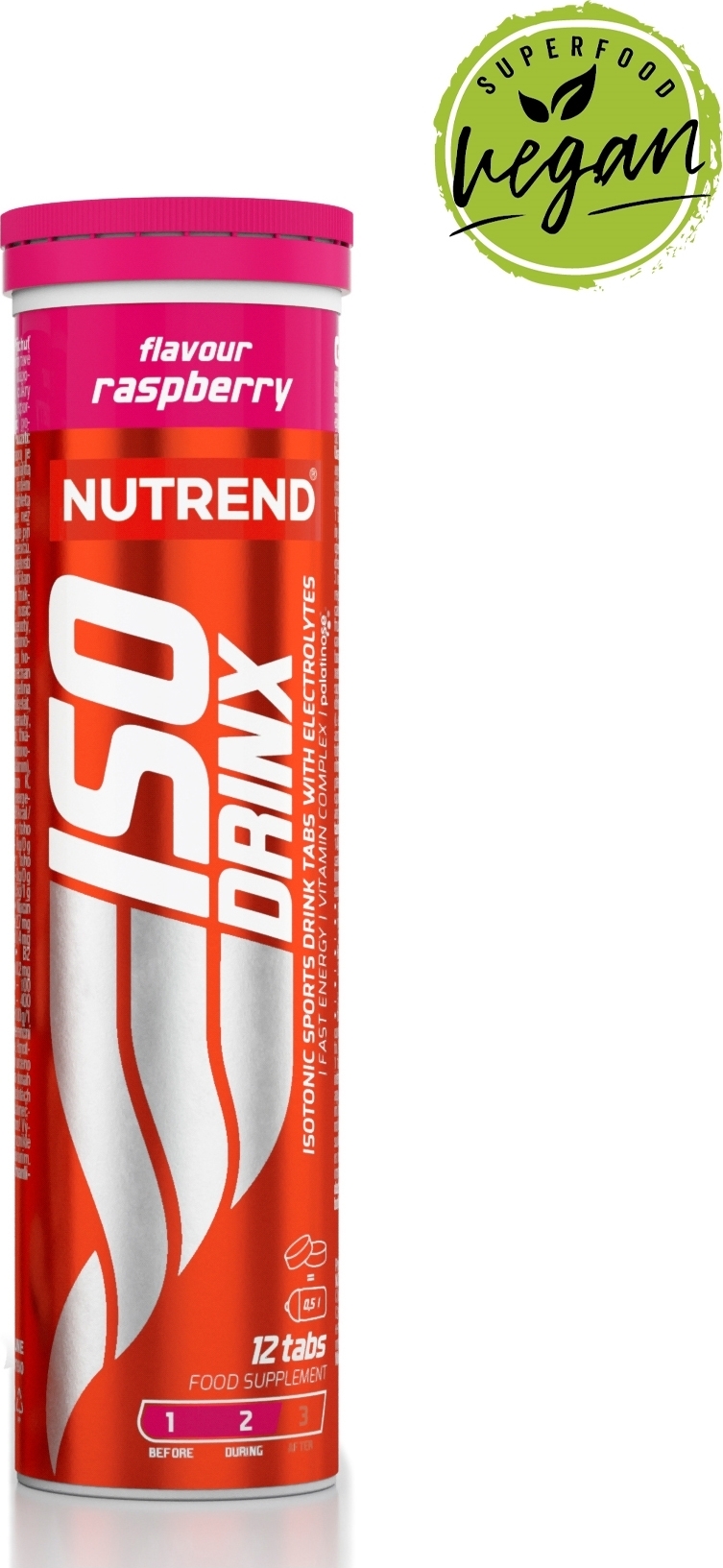 Nutrend Isodrinx Tabs 12 tablet - malina