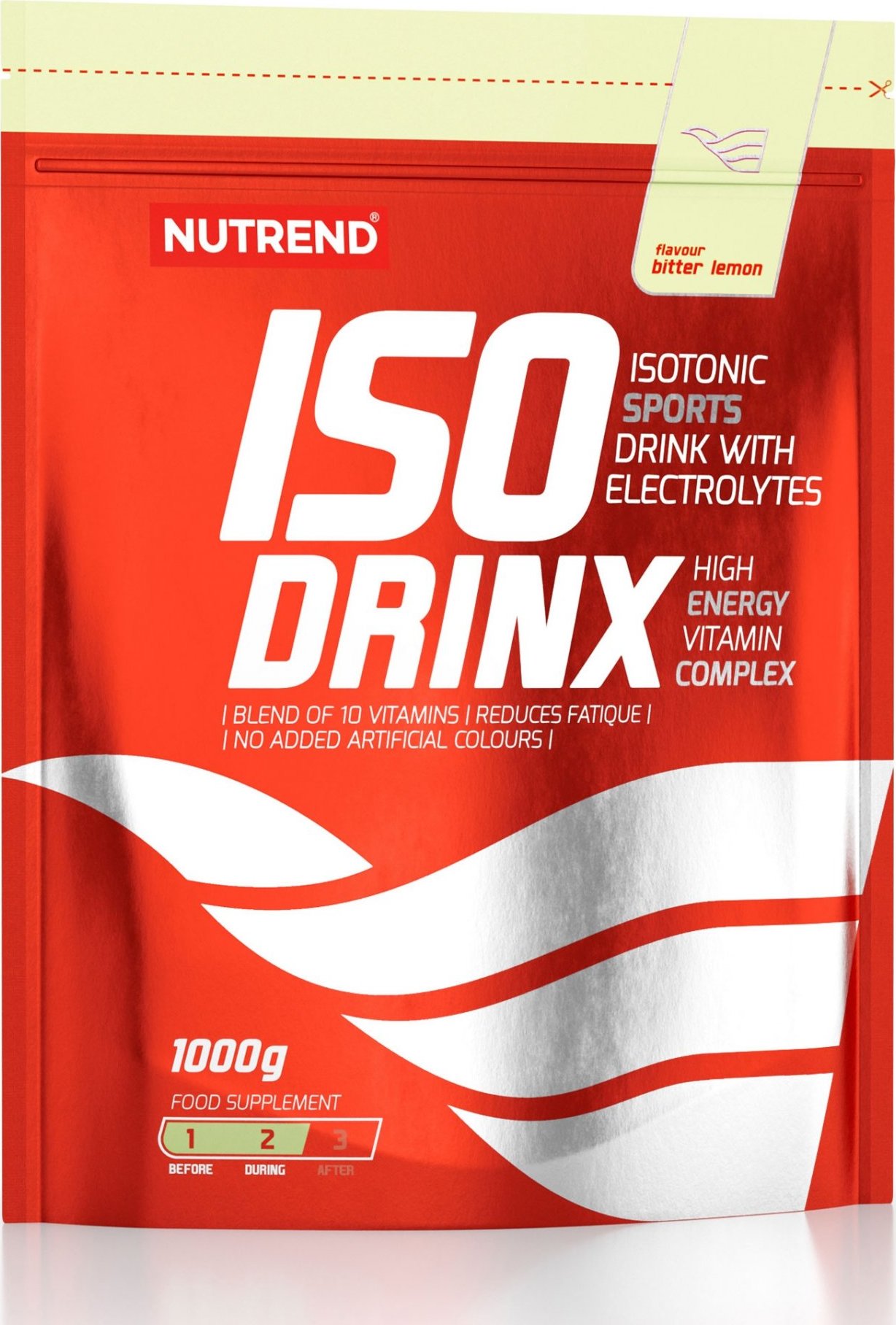 Nutrend Isotonický nápoj Isodrinx 1000 g Příchuť: Hořký citrón