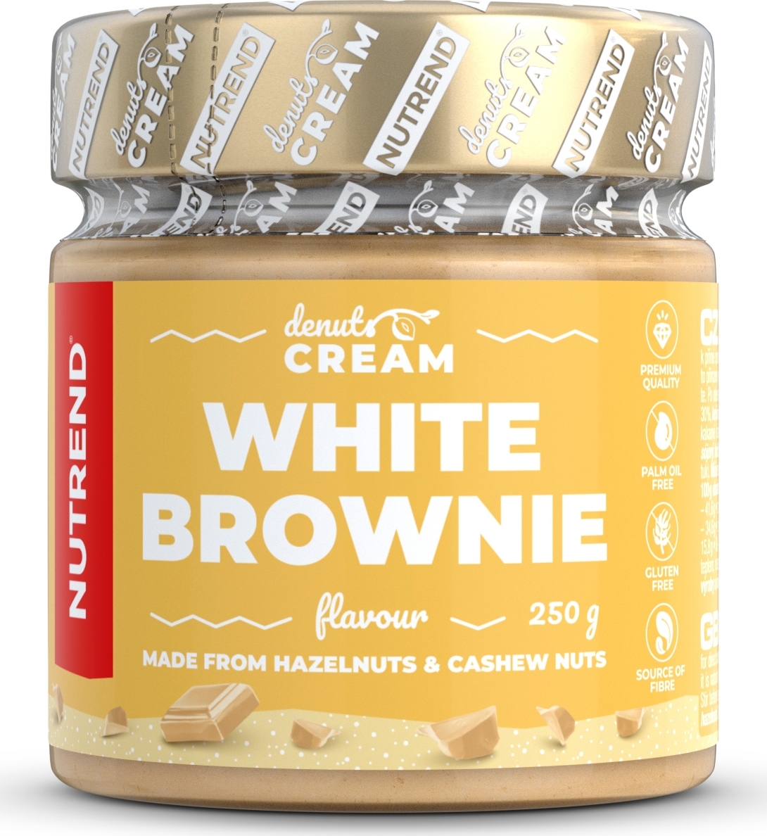 Nutrend DeNuts Cream 250 g White brownie