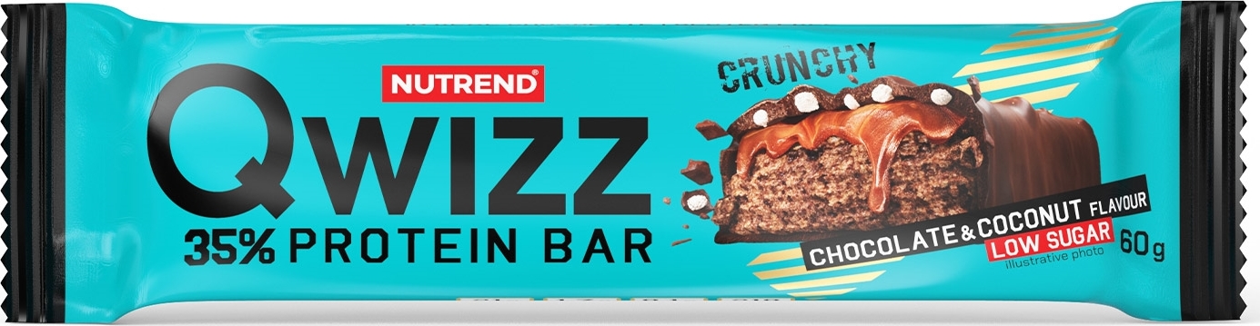 Nutrend Qwizz Protein Bar 60 g - čokoláda/kokos