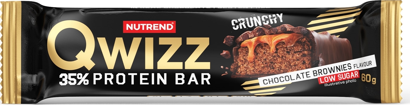 Nutrend Qwizz Protein Bar 60 g - čokoládové brownies