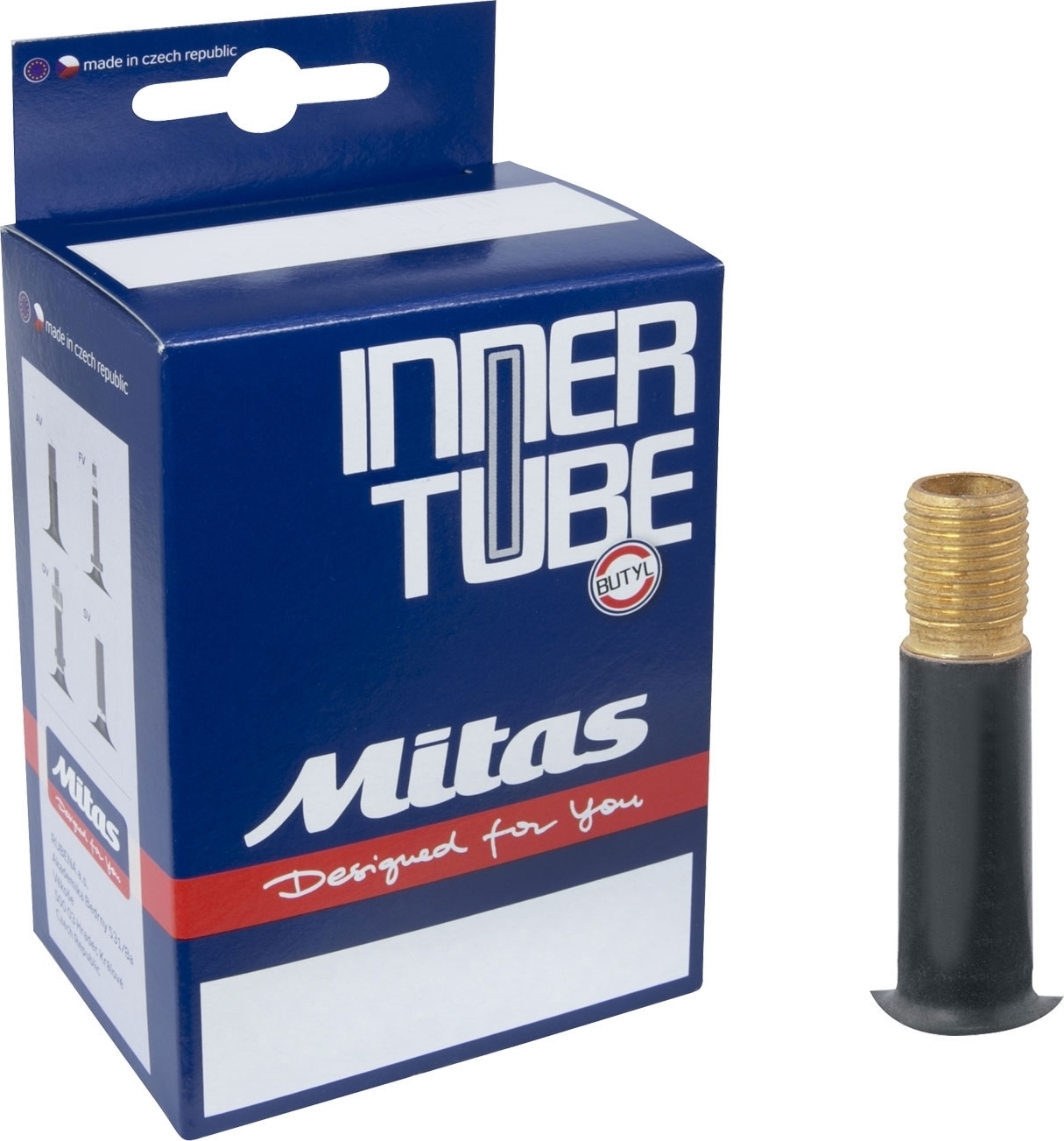 duše RUBENA 18 x 1,25-1,75, auto ventilek AV35