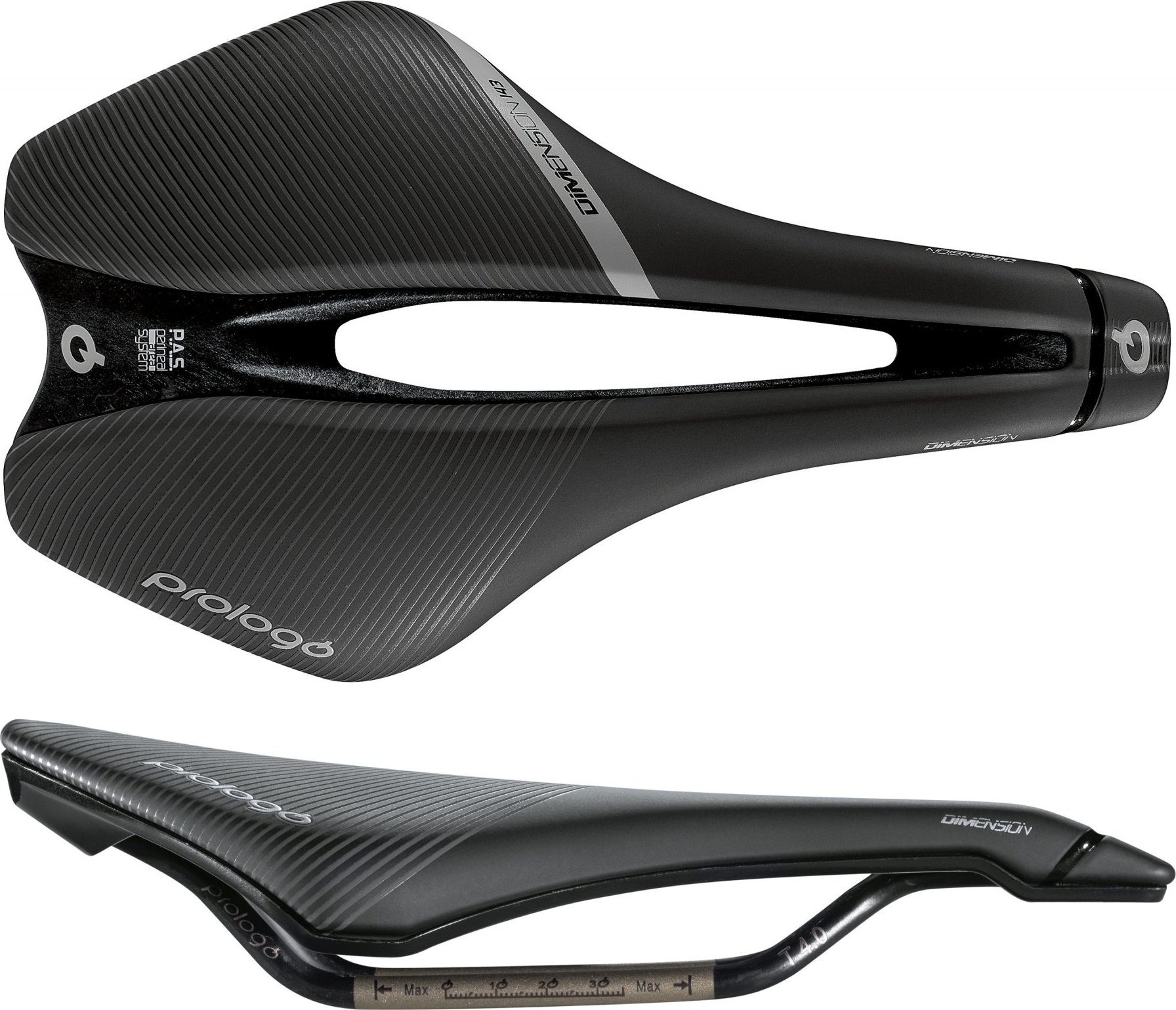 sedlo PROLOGO DIMENSION PAS T4.0 143 černé