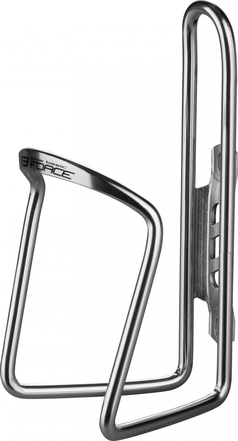 košík láhve FORCE KLAS AI BASIC, stříbrný, lesklý