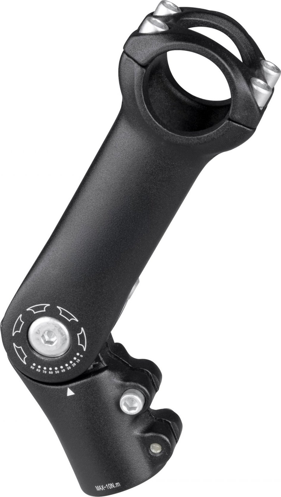představec FORCE S6.3  31,8mm stavitelný Al, černý Velikost: 31,8/110mm stav.