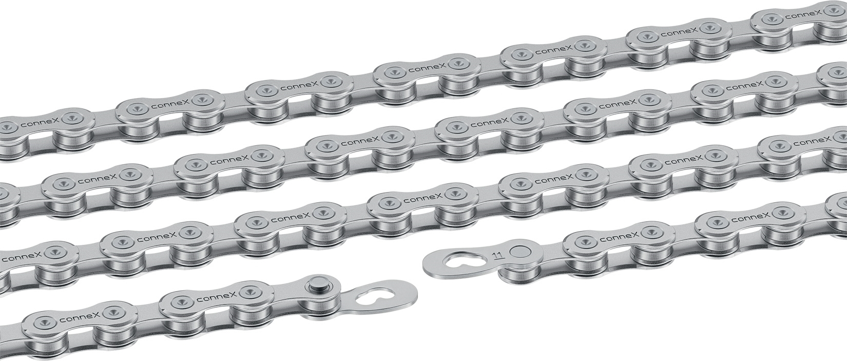 řetěz CONNEX 11s0 pro 11-kolo, stříbrný